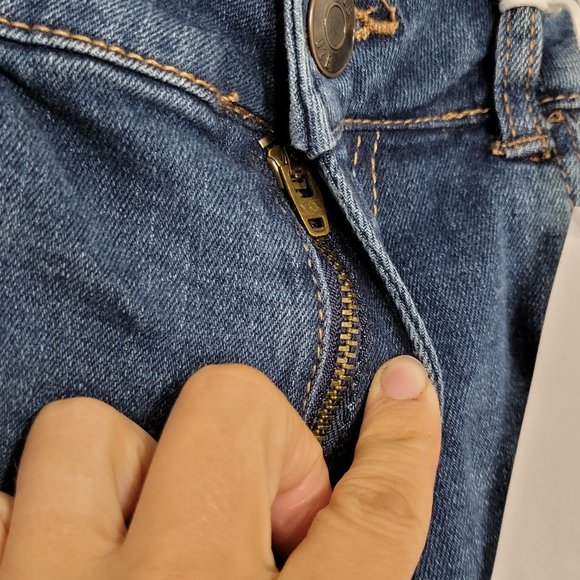 Urban Basics U2B | Denim Blue Jean Shorts Rolled Cuff Distressed Destroyed 5 NWT - Picture 5 of 12